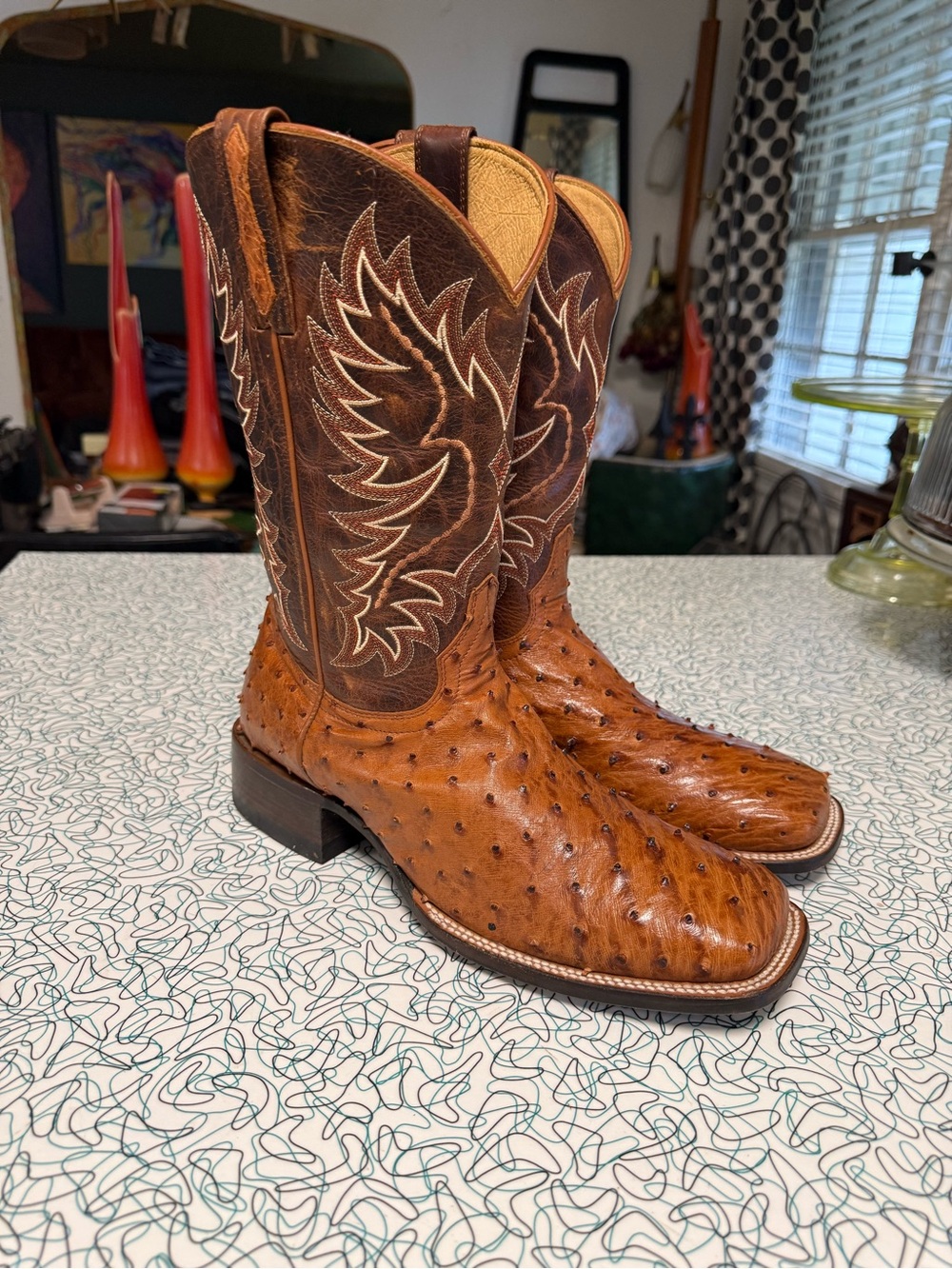 Cody James Genuine Ostrich Boots